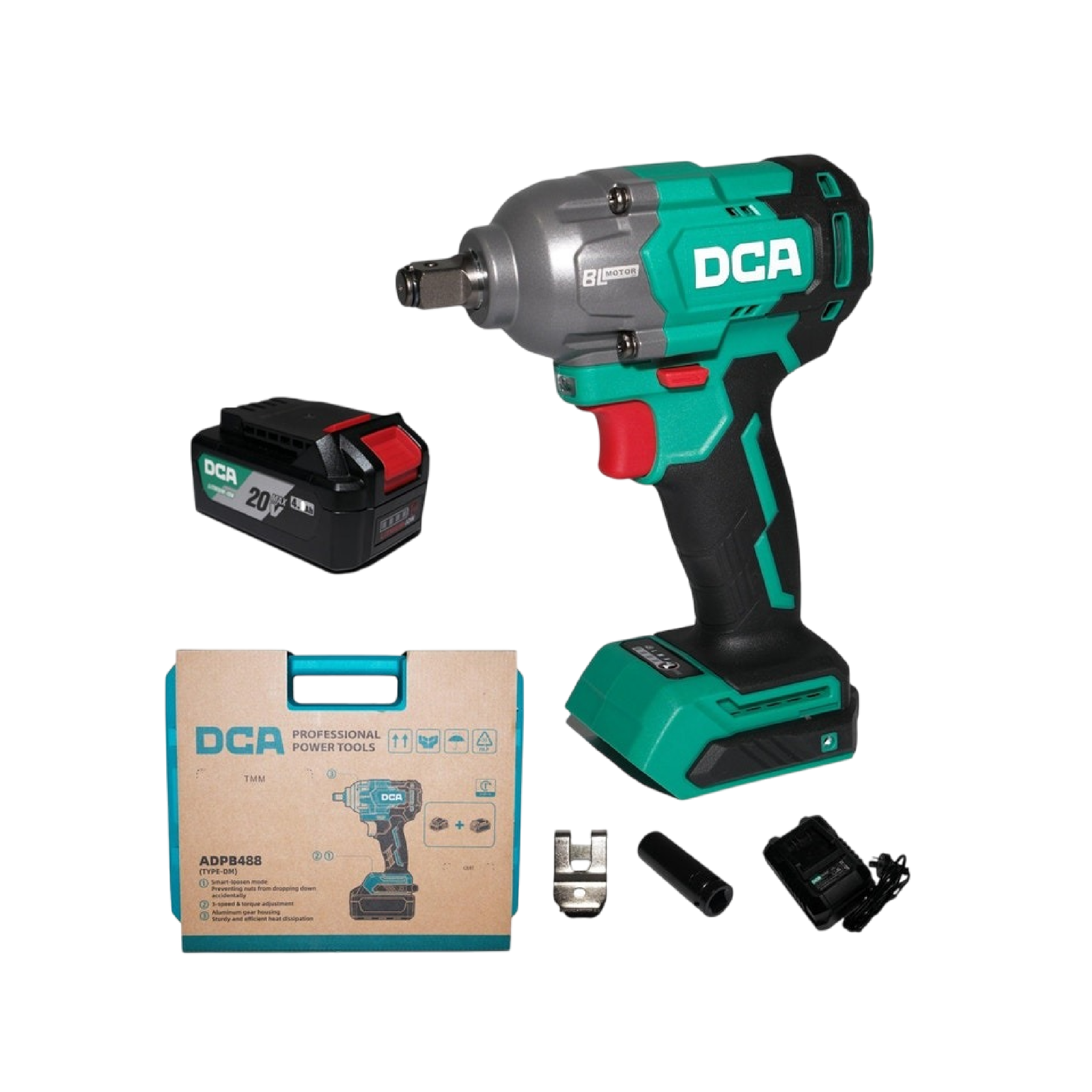 ddd-01 Dca 20v Cordless Impact Wrench ADPB488 - Image 1